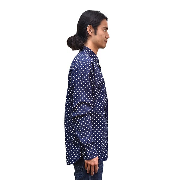 【60% OFF】VOLN/Red FIN /BD SHIRTS/DOT ボルン レッドフィン シャツ ドッド 長袖