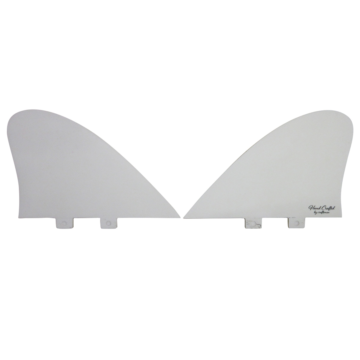 CRAFTSMAN FIN CLASSIC KEEL ツインフィン キールフィン FCS グラスファイバー VOLAN サーフィン（BLACK/WHITE）