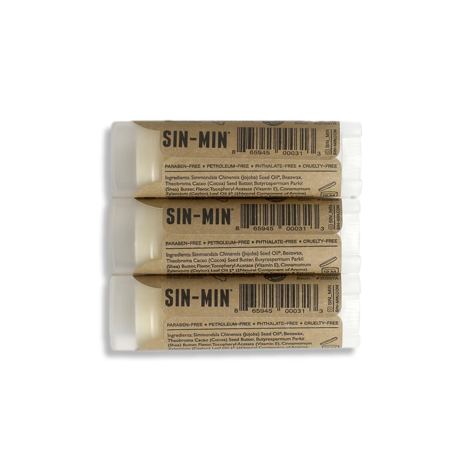 SIN-MIN / HORCHATA LIPBALM（5個セット）
