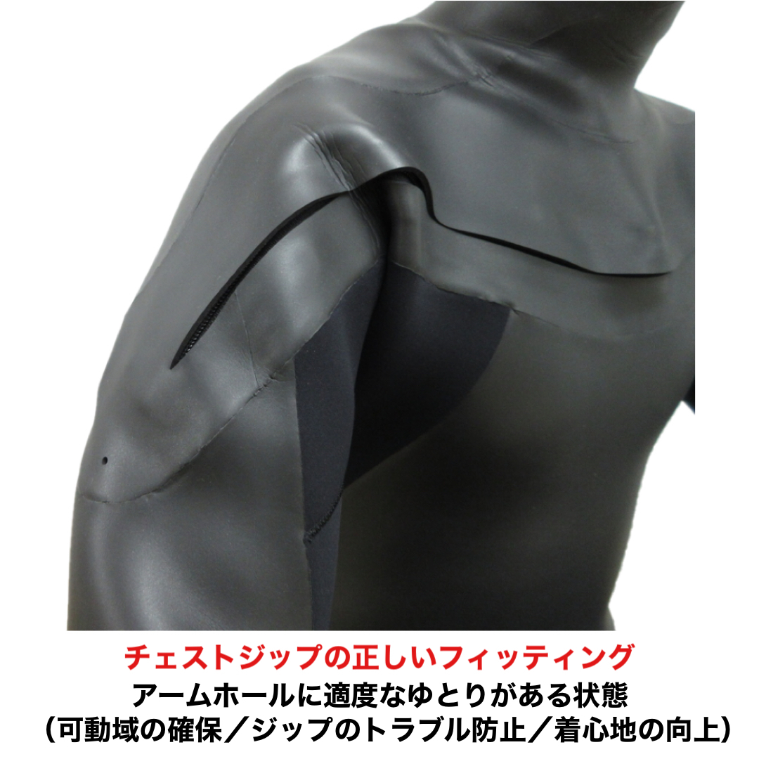 CRAFTSMAN WETSUITS ウェットスーツ ジャーフル フルスーツ 3mm チェストジップ（フロントジップ） ジャージ ユニセックス 日本製 サーフィン 春秋冬用
