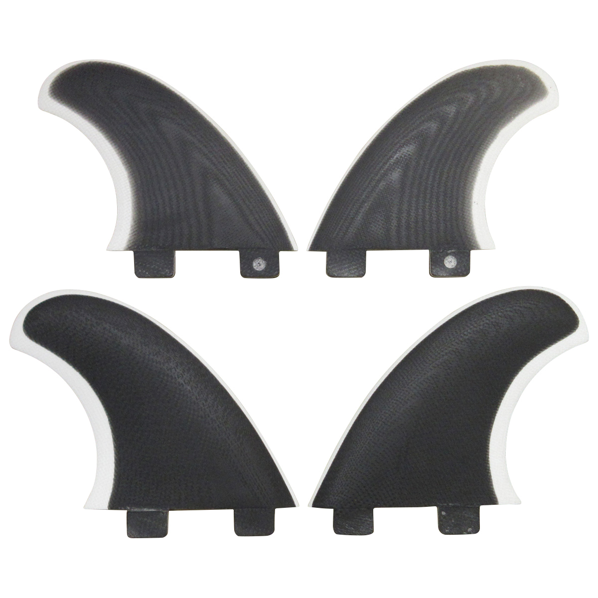 CRAFTSMAN FIN SF4 QUAD FIN クアッドフィン FCS グラスファイバー VOLAN サーフィン（VOLAN BLACK/WHITE）
