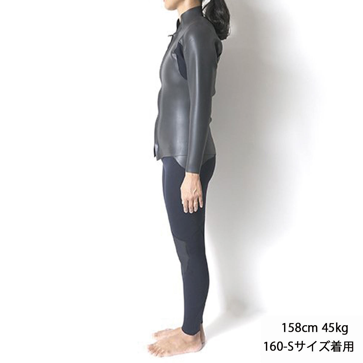 CRAFTSMAN WETSUITS ウェットスーツ 長袖 タッパー ロングスリーブジャケット 2mm フロントジップ フラットスキン ラバー ユニセックス 日本製 サーフィン 春夏秋用