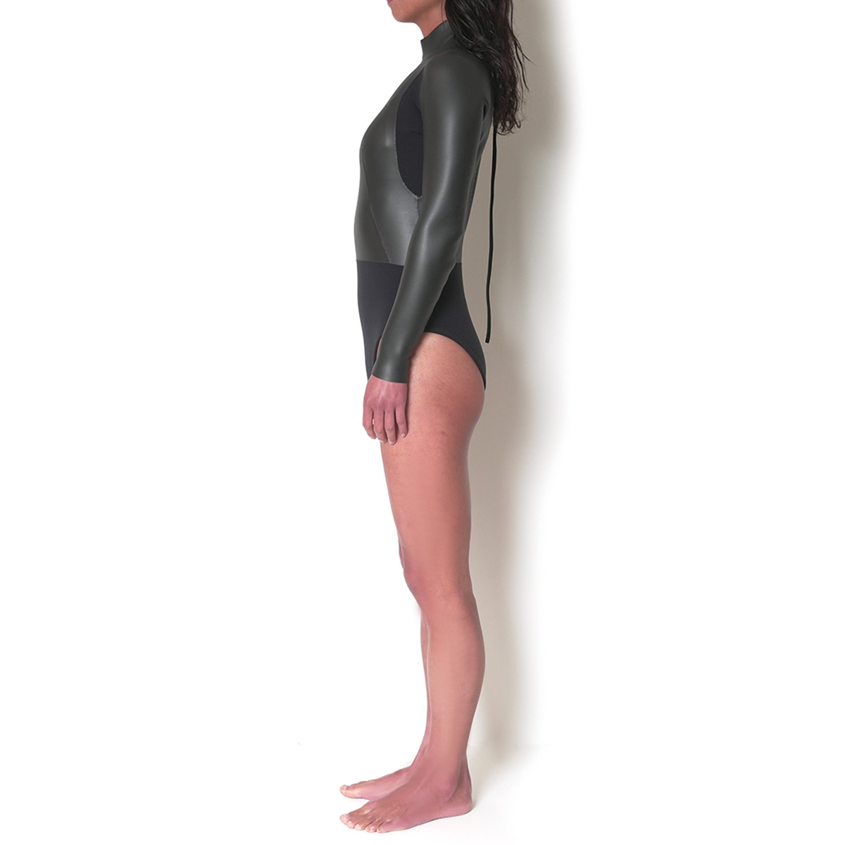 CRAFTSMAN WETSUITS ウェットスーツ ロンスプ ロングスリーブスプリング  ハイレグカット 2mm バックジップ フラットスキン ラバー レディース 日本製 サーフィン 春夏秋用
