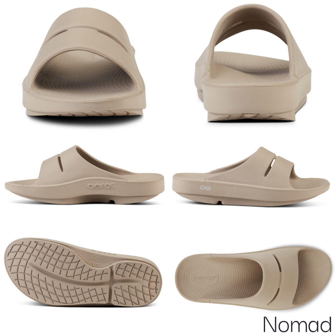OOFOS / OOmega OOahh / ウーフォス / リカバリーサンダル /  -BLACK・NOMAD- / 国内正規品 / 送料無料