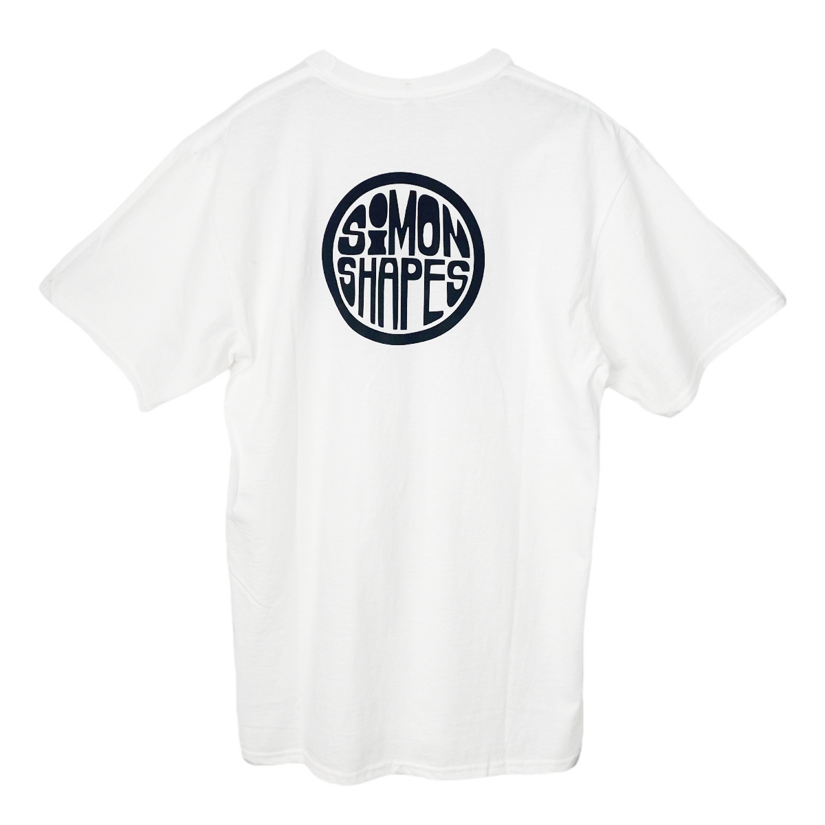SIMON SHAPES - LOGO T-SHIRT（WHITE/ BLACK）