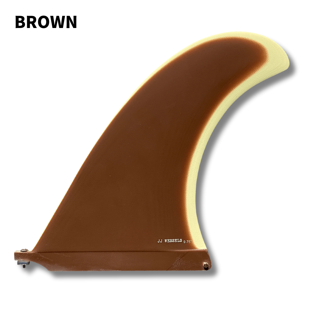 CAPTAIN FIN キャプテンフィン JJ Wessels Pivot GREEN BROWN 9.75'' シングルフィン ロングボード センターフィン ピボットフィン Pivot Fin