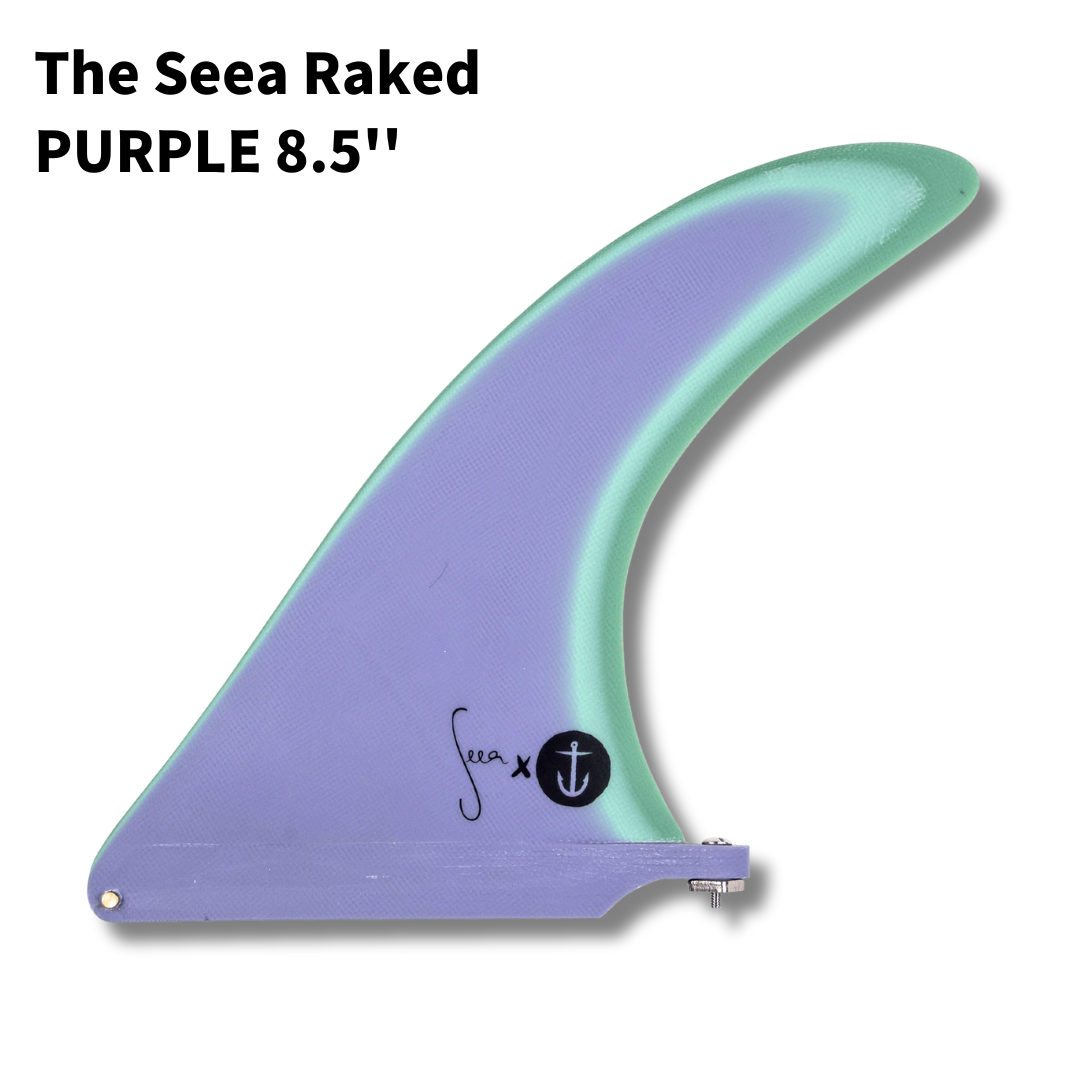 CAPTAIN FIN キャプテンフィン The Seea Raked PURPLE 8.5'' シングルフィン ロングボード センターフィン ミッドレングス  Single Fin