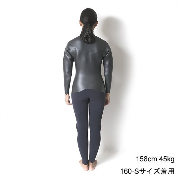 セミオーダー（受注生産） CRAFTSMAN WETSUITS ウェットスーツ セミドライ ハイエンドモデル 5mm / 3mm チェストジップ（フロントジップ） フラットスキン ラバー AIR FRAME LEGACY × WARM LIGHT 裏起毛 ユニセックス 日本製 サーフィン 秋冬用
