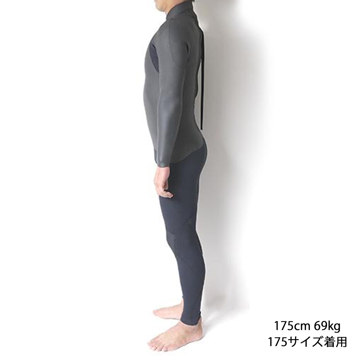 セミオーダー（受注生産） CRAFTSMAN WETSUITS ウェットスーツ セミドライ 5mm / 3mm バックジップ メッシュスキン ラバー WARM LIGHT 裏起毛 ユニセックス 日本製 サーフィン 秋冬用