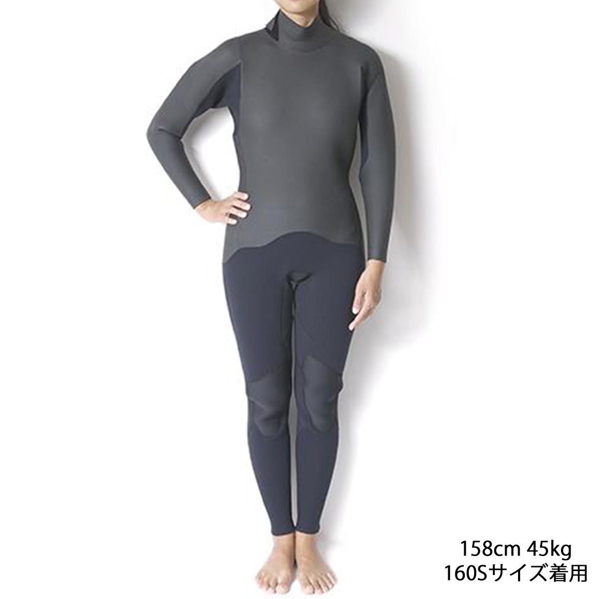 セミオーダー（受注生産） CRAFTSMAN WETSUITS ウェットスーツ セミドライ 5mm / 3mm バックジップ メッシュスキン ラバー WARM LIGHT 裏起毛 ユニセックス 日本製 サーフィン 秋冬用