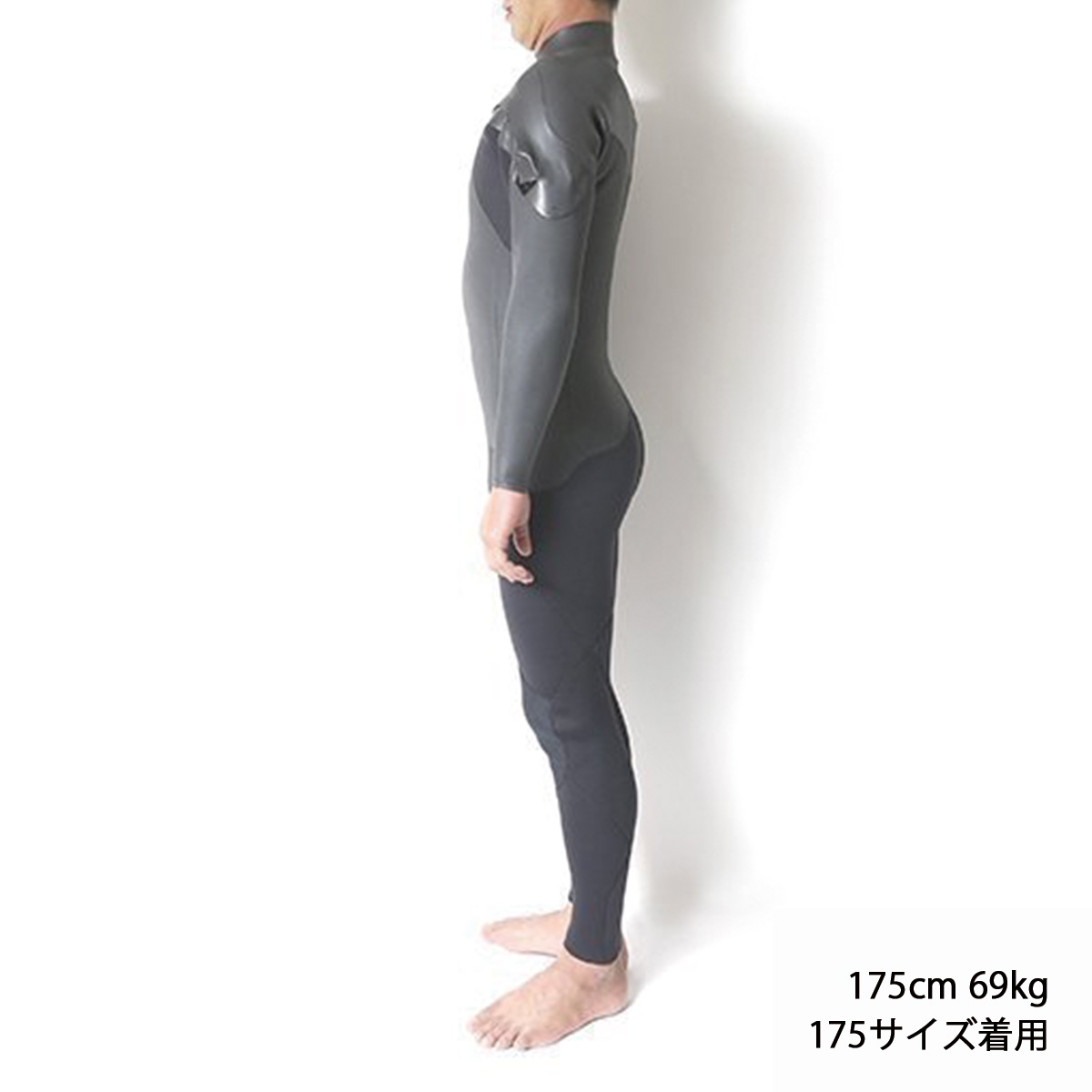 セミオーダー（受注生産） CRAFTSMAN WETSUITS ウェットスーツ セミドライ 5mm / 3mm チェストジップ（フロントジップ） メッシュスキン ラバー WARM LIGHT 裏起毛 ユニセックス 日本製 サーフィン 秋冬用