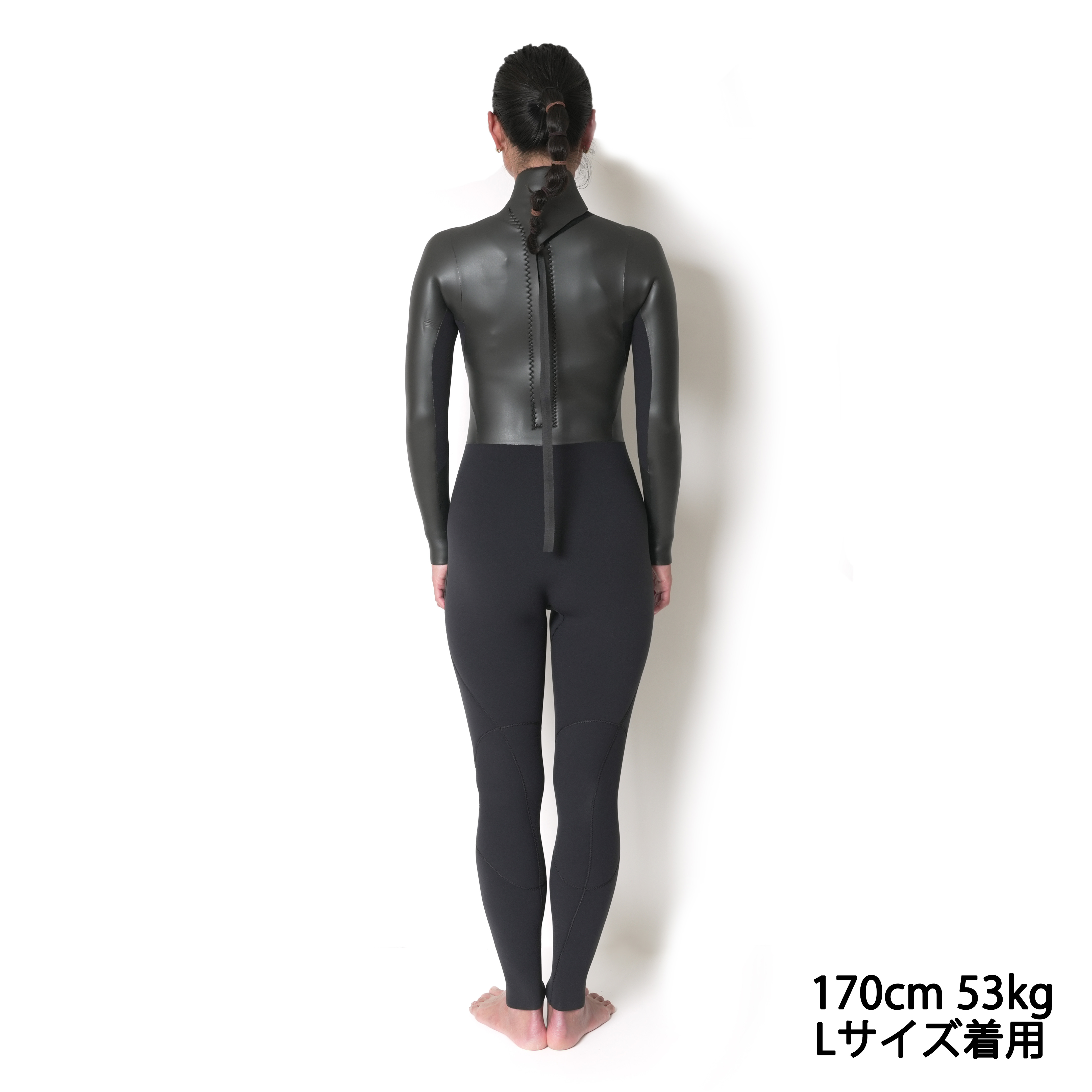 セミオーダー（受注生産） CRAFTSMAN WETSUITS ウェットスーツ フルスーツ 3mm バックジップ フラットスキン ラバー レディース 日本製 サーフィン 春秋冬用