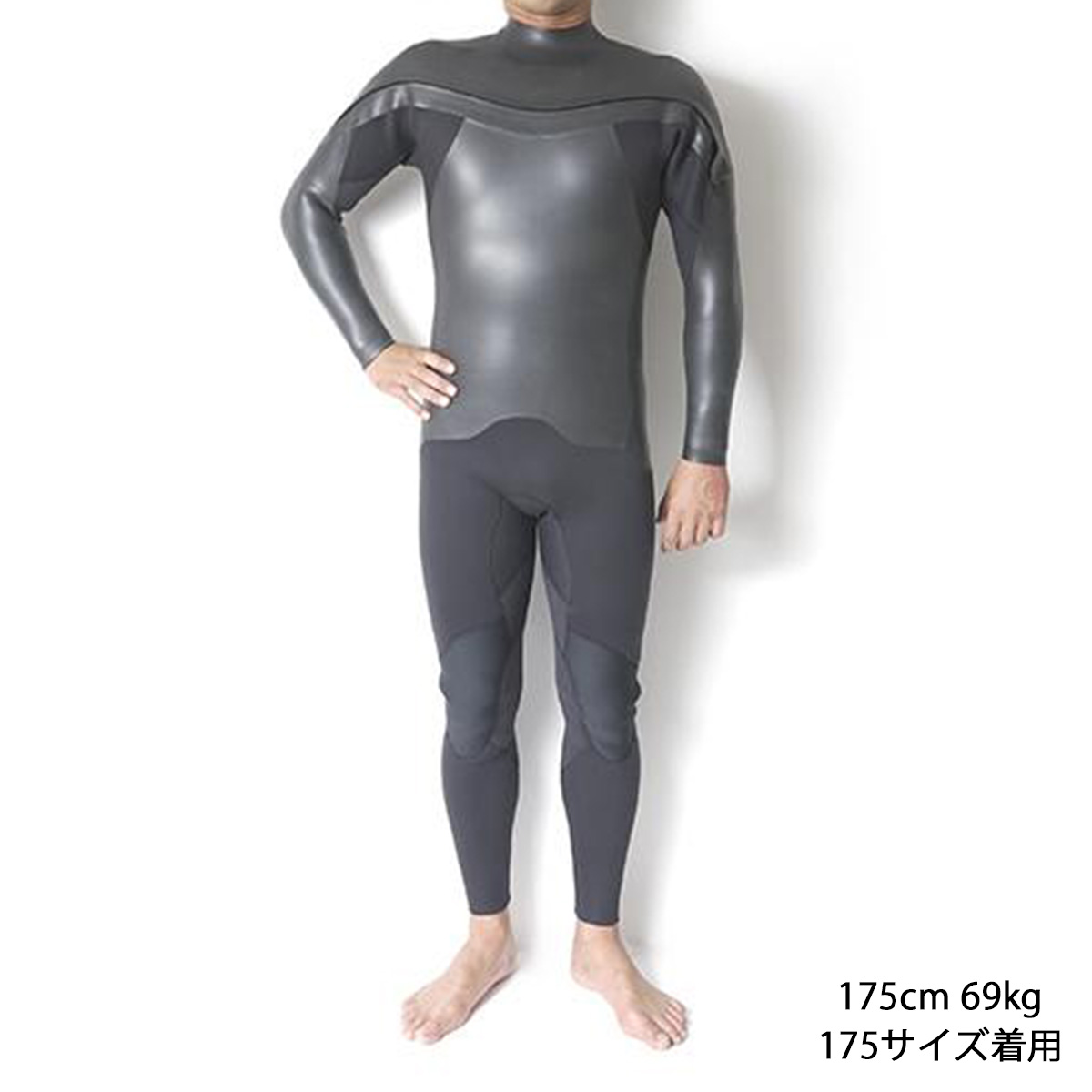 セミオーダー（受注生産） CRAFTSMAN WETSUITS ウェットスーツ フルスーツ 3mm チェストジップ（フロントジップ） フラットスキン ラバー ユニセックス 日本製 サーフィン 春秋冬用