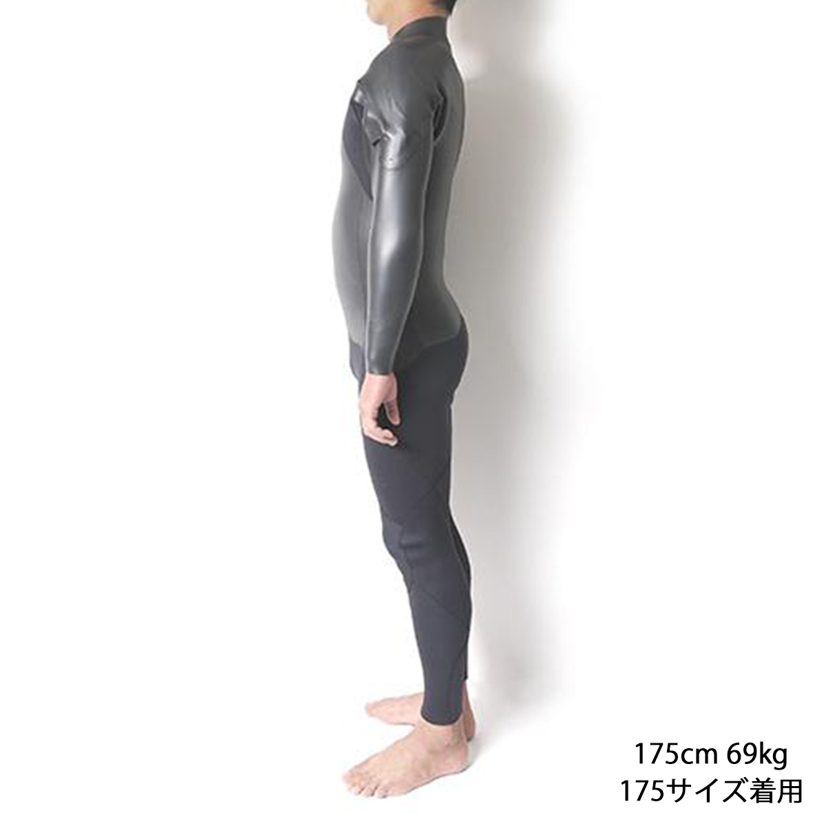 セミオーダー（受注生産） CRAFTSMAN WETSUITS ウェットスーツ フルスーツ 3mm チェストジップ（フロントジップ） フラットスキン ラバー ユニセックス 日本製 サーフィン 春秋冬用