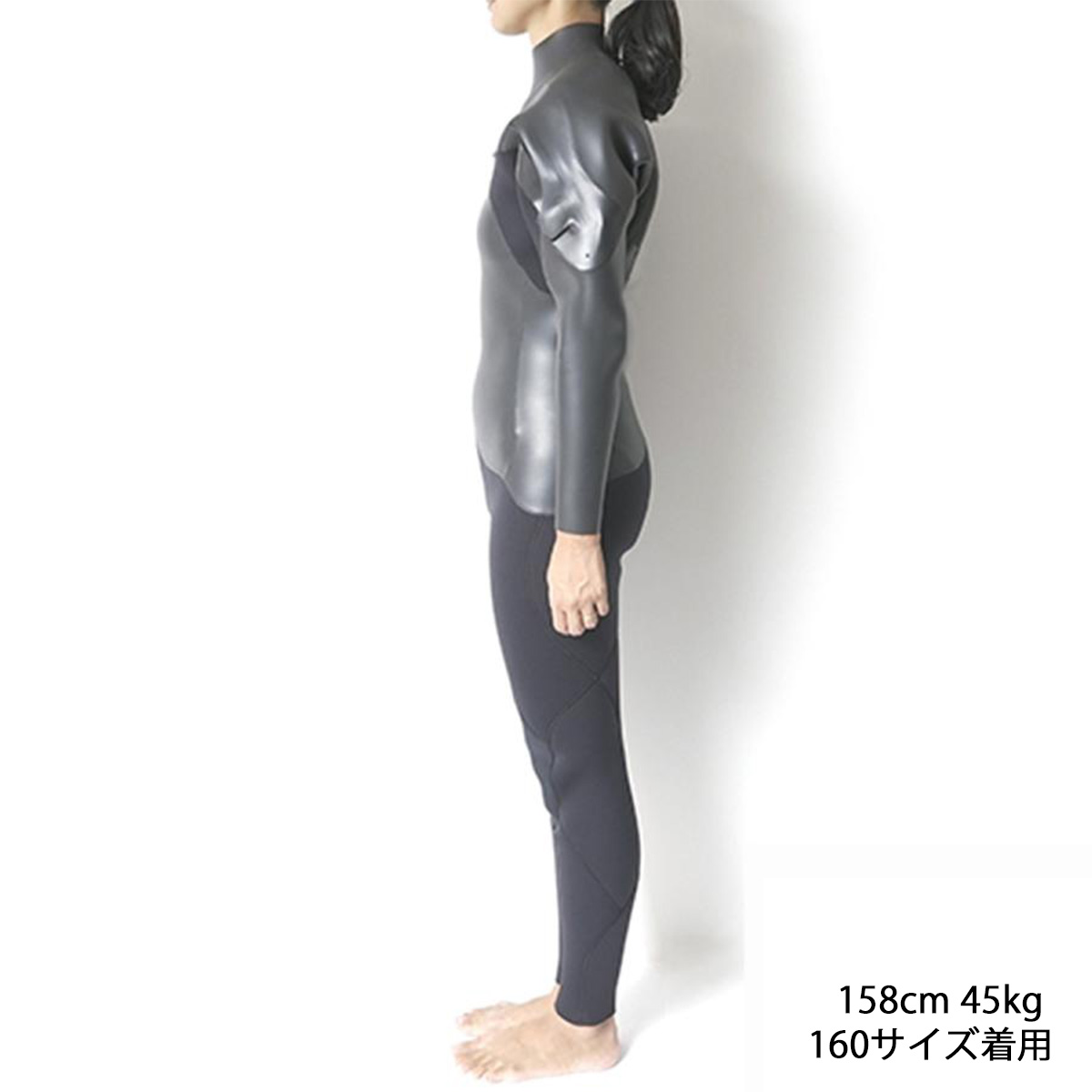 セミオーダー（受注生産） CRAFTSMAN WETSUITS ウェットスーツ フルスーツ 3mm チェストジップ（フロントジップ） フラットスキン ラバー ユニセックス 日本製 サーフィン 春秋冬用