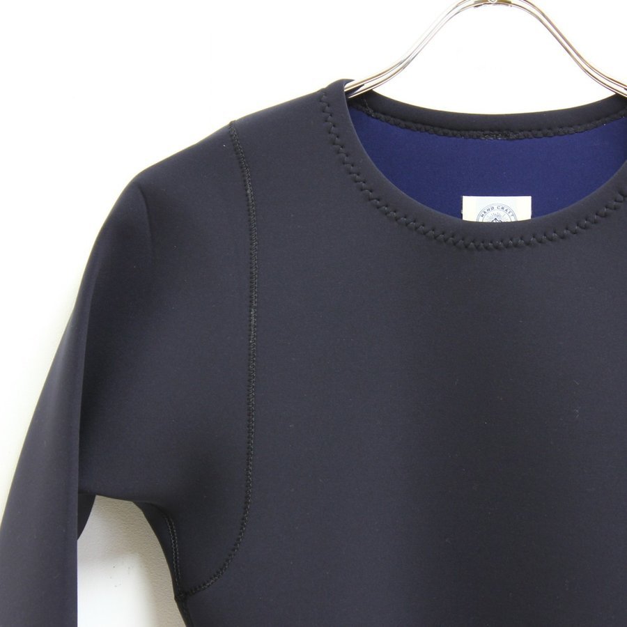 セミオーダー（受注生産） CRAFTSMAN WETSUITS ウェットスーツ 長袖 タッパー ロングスリーブジャケット 1.5mm ノンジップ ジャージ ブラック ユニセックス 日本製 サーフィン 春夏秋用
