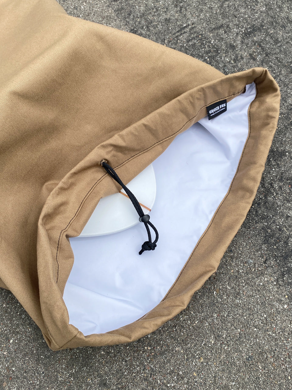 GREEN FUZ 7'0" SURPLUS - ROUND PREMIUM CANVAS BOARD BAG ミッドレングス用 キャンバスボードバッグ サーフボードケース プレミアムキャンバス MADE IN USA