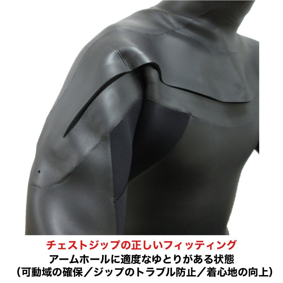 CRAFTSMAN WETSUITS ウェットスーツ フルスーツ 3mm チェストジップ（フロントジップ） メッシュスキン ラバー ユニセックス 日本製 サーフィン 春秋冬用
