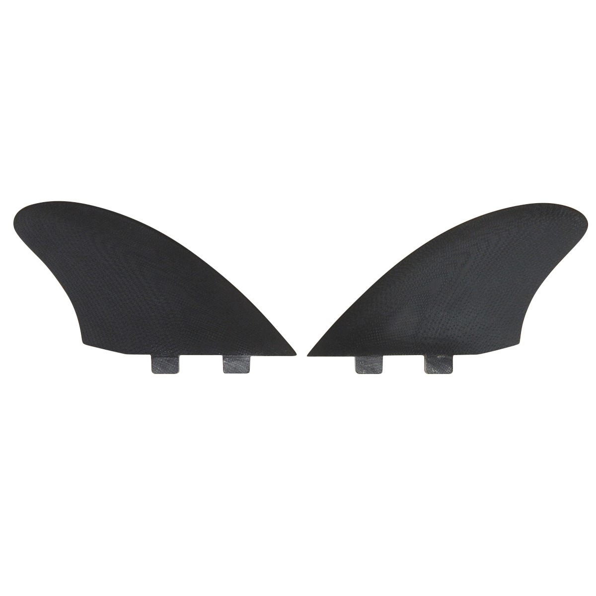 【SALE】 CRAFTSMAN FIN TWIN FLOW ツインフィン キールフィン FCS グラスファイバー VOLAN サーフィン（BLACK/WHITE）（VOLAN BLACK）