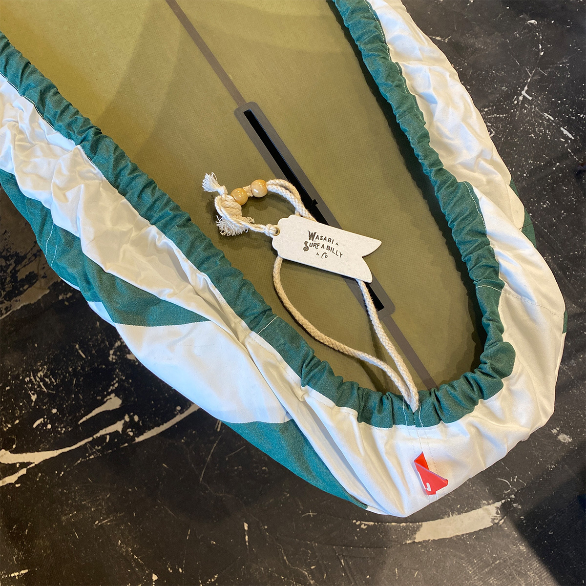 DEFORMASI デフォルマシー WASABI ×surf a billy umbrella Fabric Deck wrap  8'5''~ 10'4" デッキカバー ロングボード WASABI デッキラップ サーフボードケース