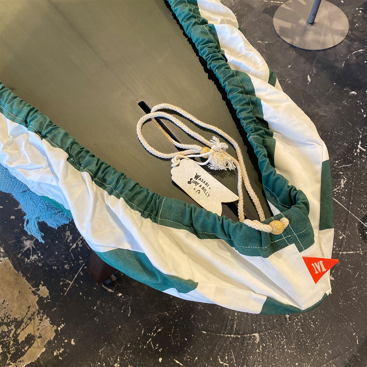DEFORMASI デフォルマシー WASABI ×surf a billy umbrella Fabric Deck wrap  8'5''~ 10'4" デッキカバー ロングボード WASABI デッキラップ サーフボードケース