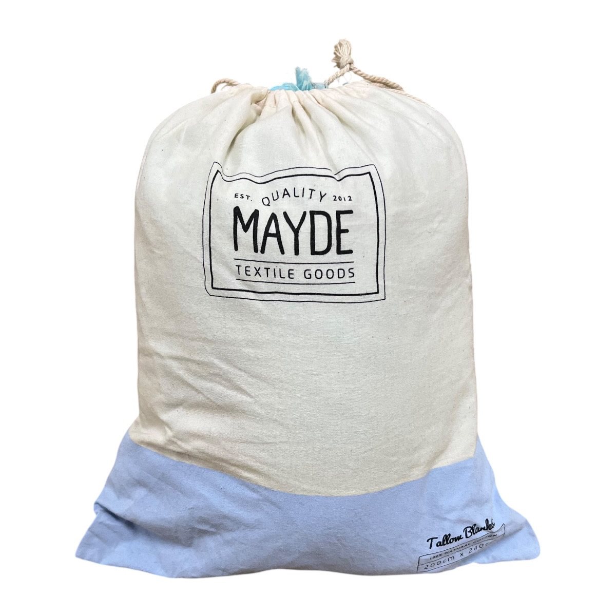 MAYDE メイディ ビーチタオル 2枚セット 100％ナチュラルコットン オールハンドメイド ヨガ・ビーチ・アウトドア