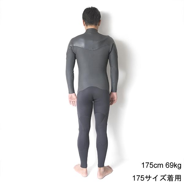 セミオーダー（受注生産） CRAFTSMAN WETSUITS ウェットスーツ フルスーツ 3mm チェストジップ（フロントジップ） メッシュスキン ラバー ユニセックス 日本製 サーフィン 春秋冬用
