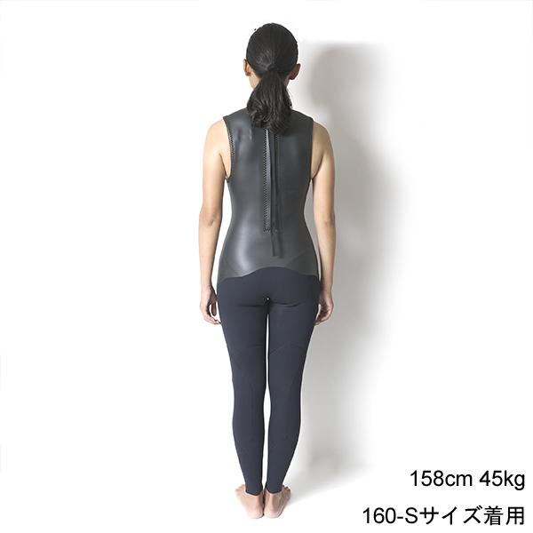 セミオーダー（受注生産） CRAFTSMAN WETSUITS ウェットスーツ ロンジョン ロングジョン 2mm バックジップ フラットスキン ラバー ユニセックス 日本製 サーフィン 春夏秋用