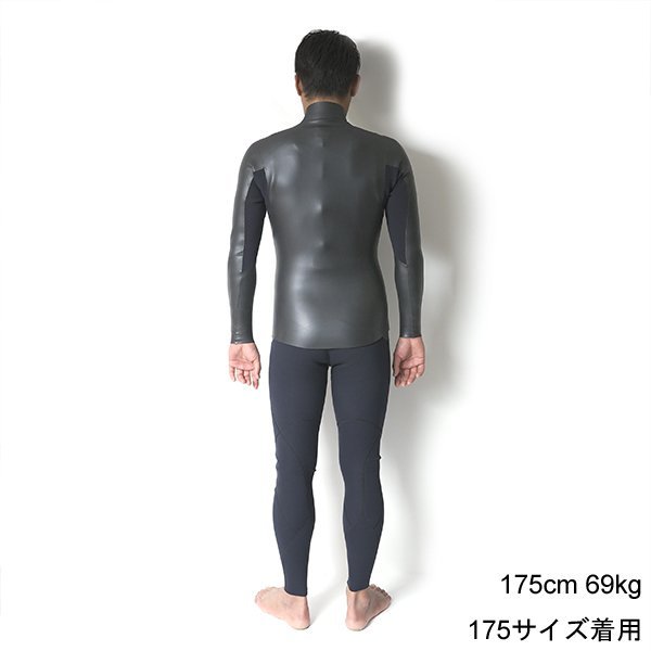 CRAFTSMAN WETSUITS ウェットスーツ 長袖 タッパー ロングスリーブジャケット 2mm フロントジップ フラットスキン ラバー ユニセックス 日本製 サーフィン 春夏秋用