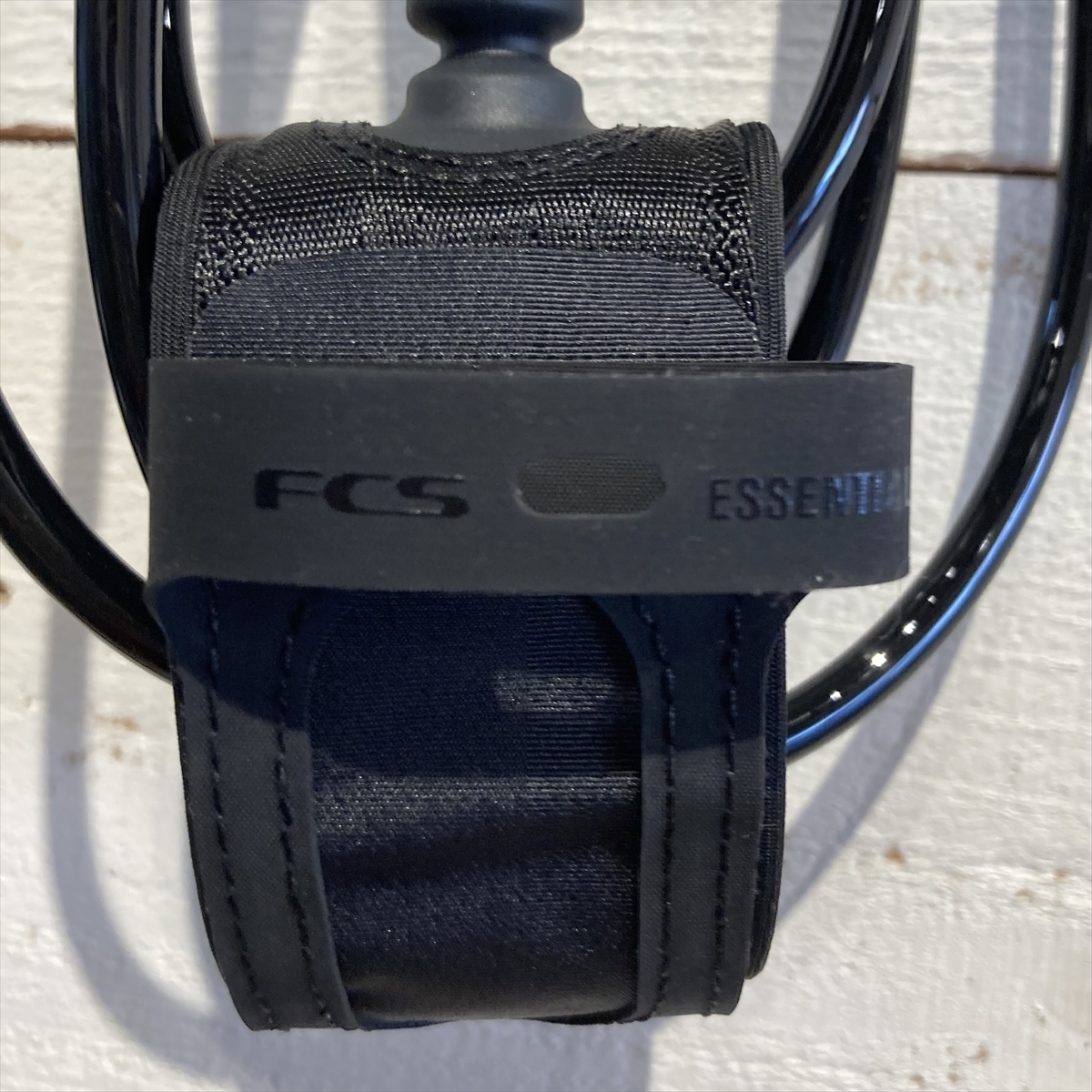 FCS エフシーエス リーシュコード 9ft レギュラー ALL ROUND ESSENTIAL LEASH ロングボード 足首 ANKLE リーシュ サーフィン サーフボード BLACK