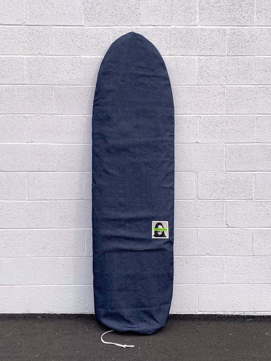 GREEN FUZ 8'0" ROCKAWAY DENIM - ROUND PREMIUM CANVAS BOARD BAG ミッドレングス用 キャンバスボードバッグ サーフボードケース プレミアムキャンバス MADE IN USA
