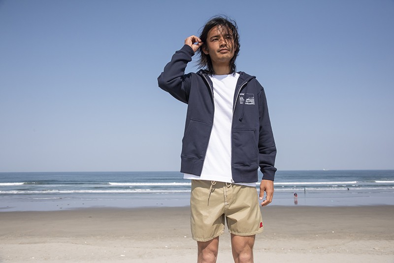 VOLN / RED FIN BOARDSHORTS / BEIGE / NAVY