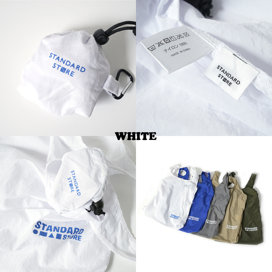 【SALE】STANDARD STORE ORIGINAL PORTABLE BAG スタンダードストア  ポータブルバッグ ポケッタブル エコバッグ バッグ  POCKETABLE ECOBAG ナイロンバッグ