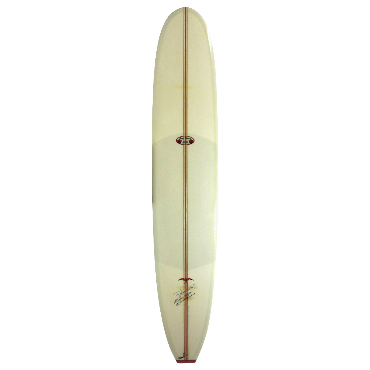 HAWAIIAN PRO DESIGNS / RED FIN 10'0 Shaped By Donald Takayama
