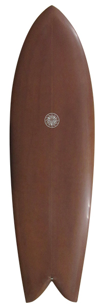 AC SHAPE / OLD FISH 5`10 BROWN