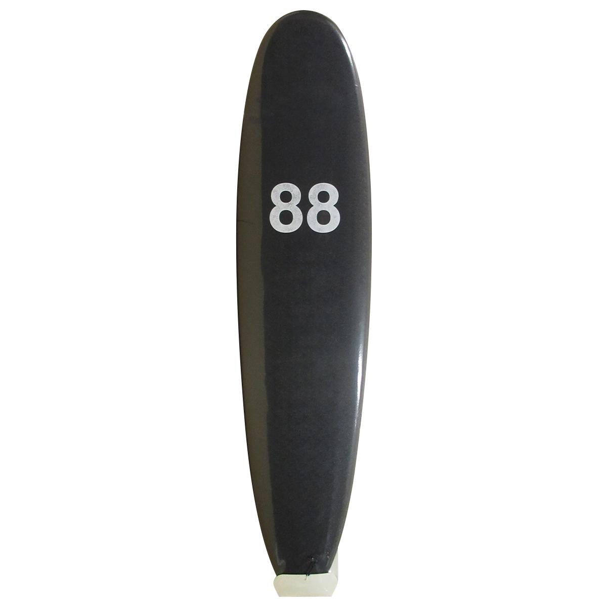 88 / 88 / Single Fin 8`0 Black × Black / White Logo