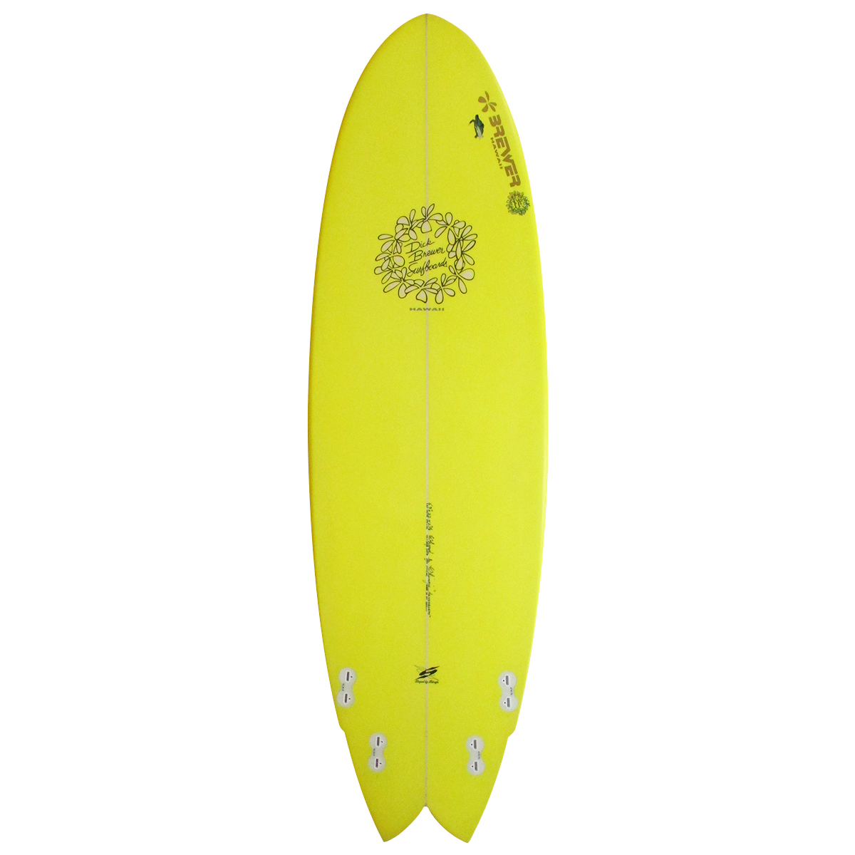 Dick Brewer /  BBS Special Wing Fish 6`8 Shaped By Shimoju