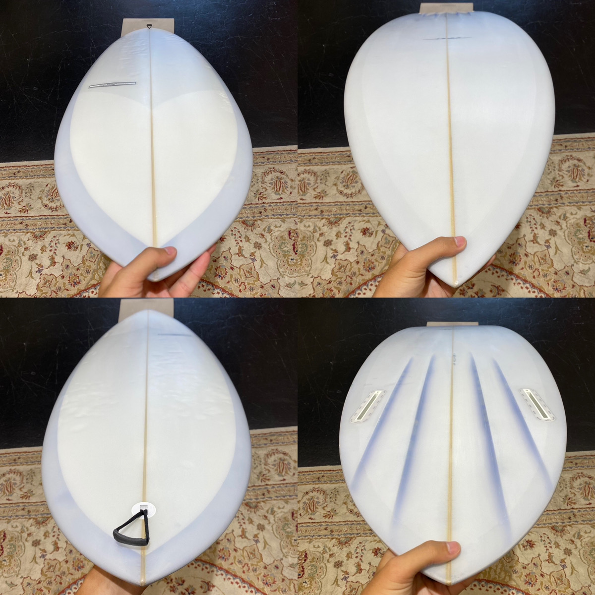 YU / QUATTRO TWIN shaped by RU 6`8