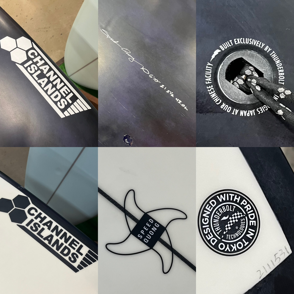 CHANNEL ISLANDS × THUNDERBOLT / SPEED QUONG 6`10