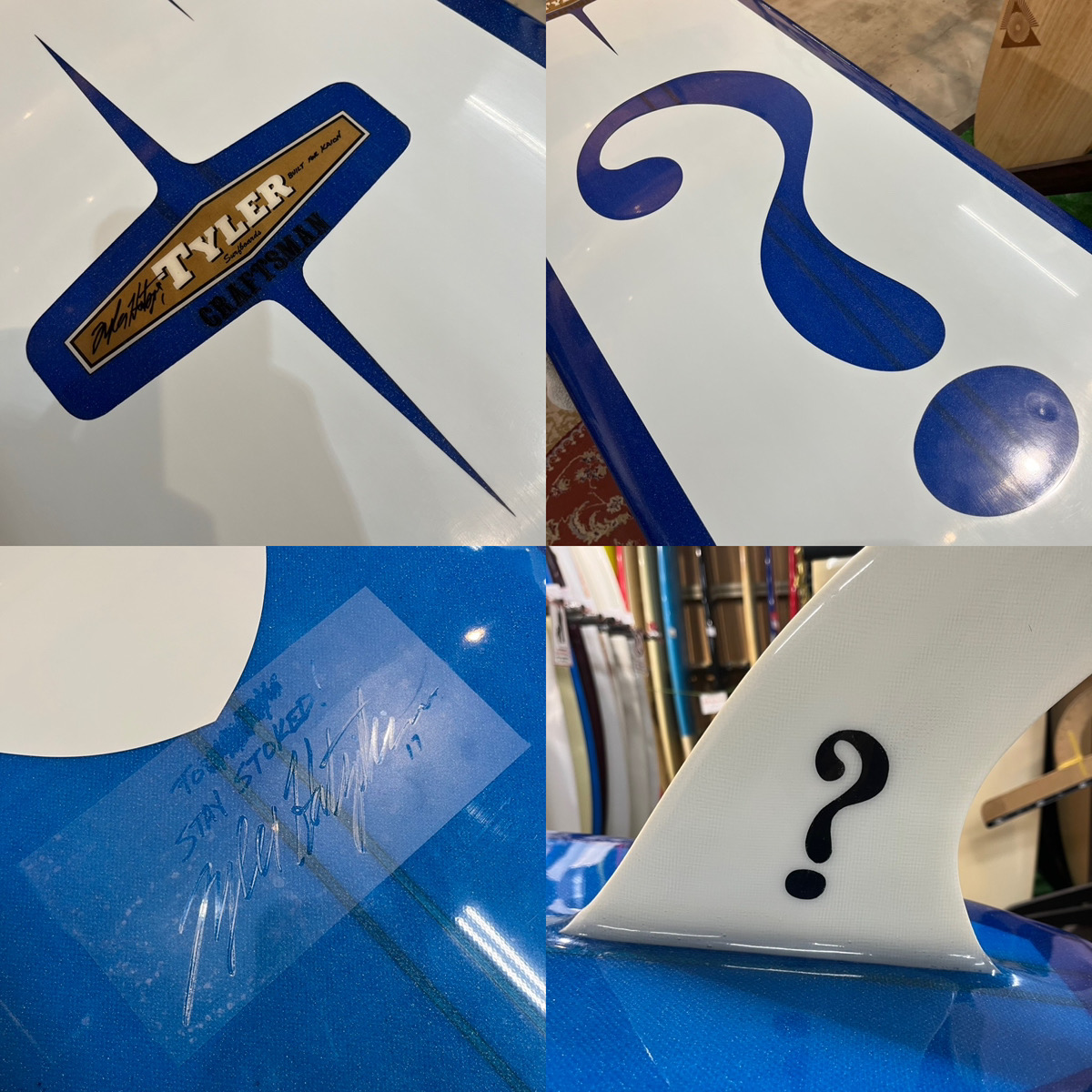 TYLER / RIDDLER 9`6  GOLD DECAL