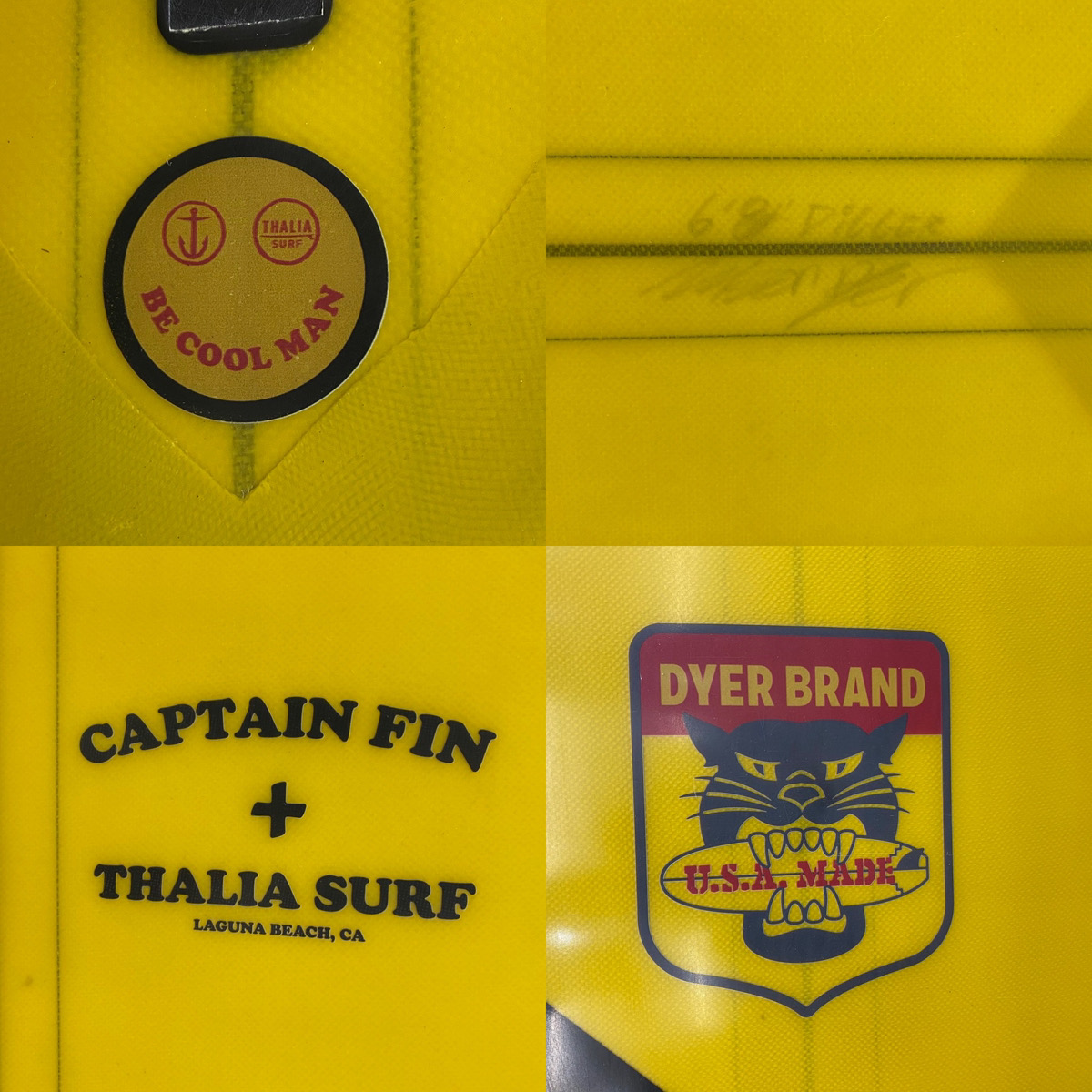 DYER BRAND / DIGGER 6`8 CAPTAIN FIN × THALIA SURF edition