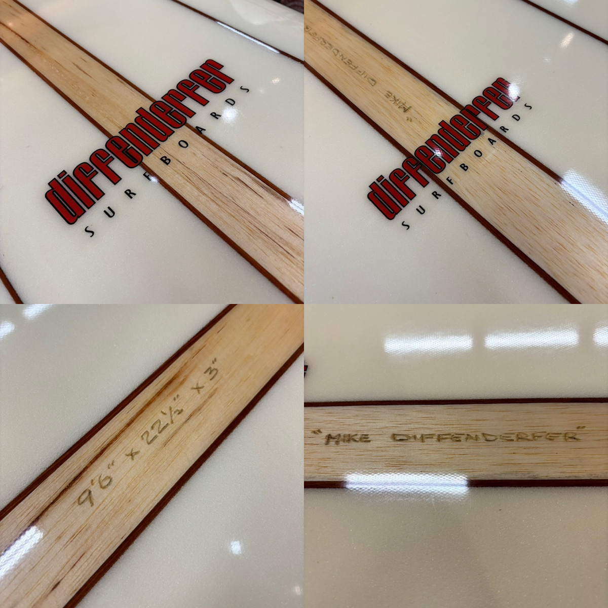 MIKE DIFFENDER / 9`6 Log  Shaped by Mike Diffender