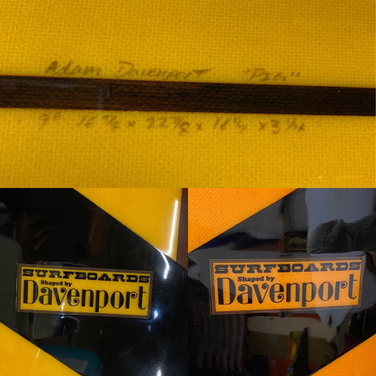 DAVENPORT SURFBOARDS / PIG 9`6