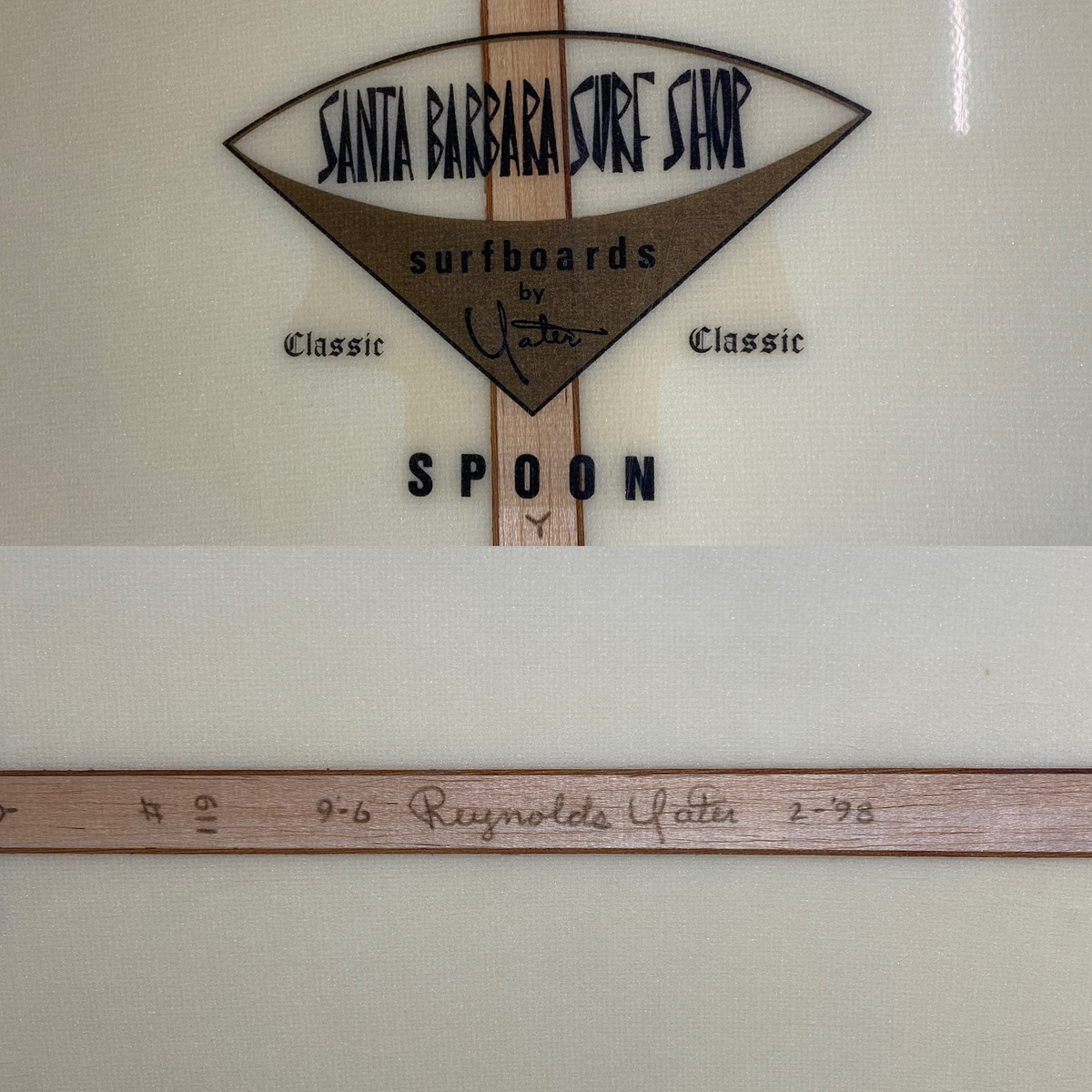 YATER / SPOON 9`6 Shaped by Reynolds Yater