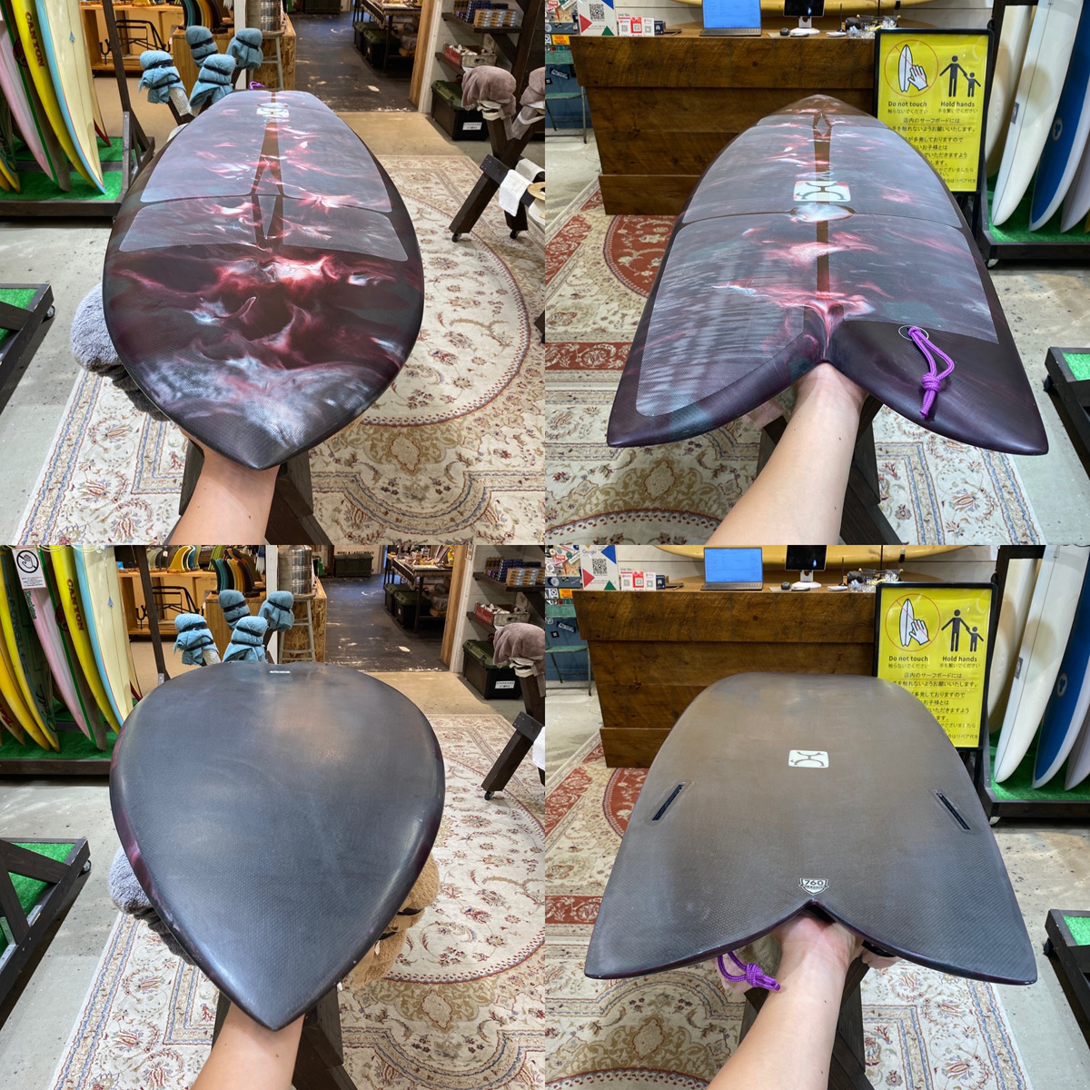 ROB MACHADO SURFBOARDS / 6`9 TOO FISH CARBON