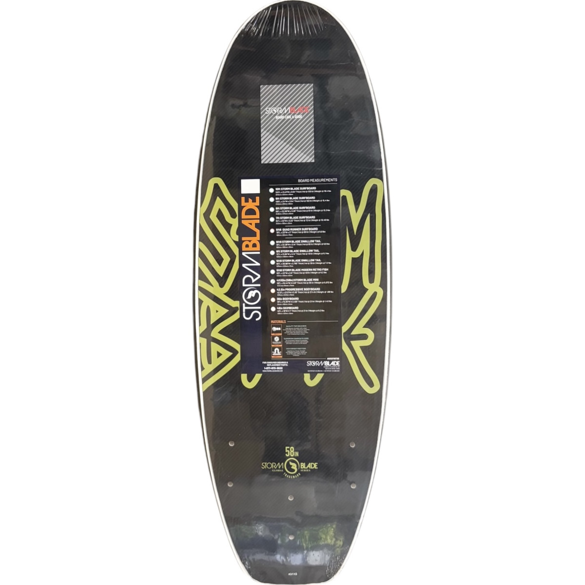 STORM BLADE / 4`8 SOFTBOARD BLACK