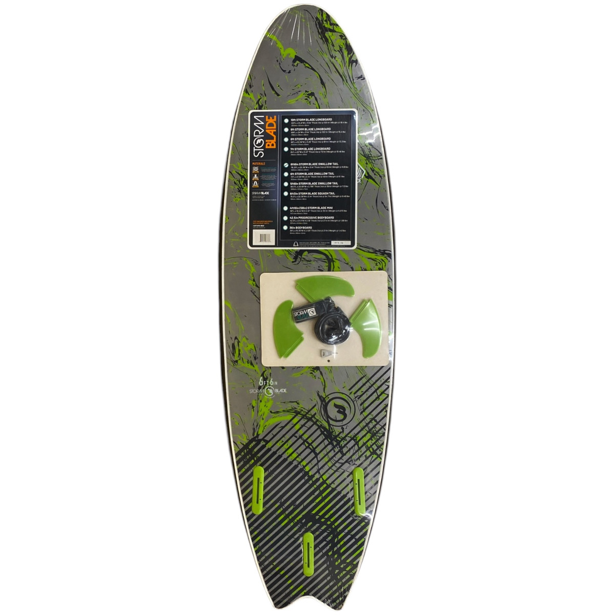 STORM BLADE / 6`6 Swallow Tail BLACK