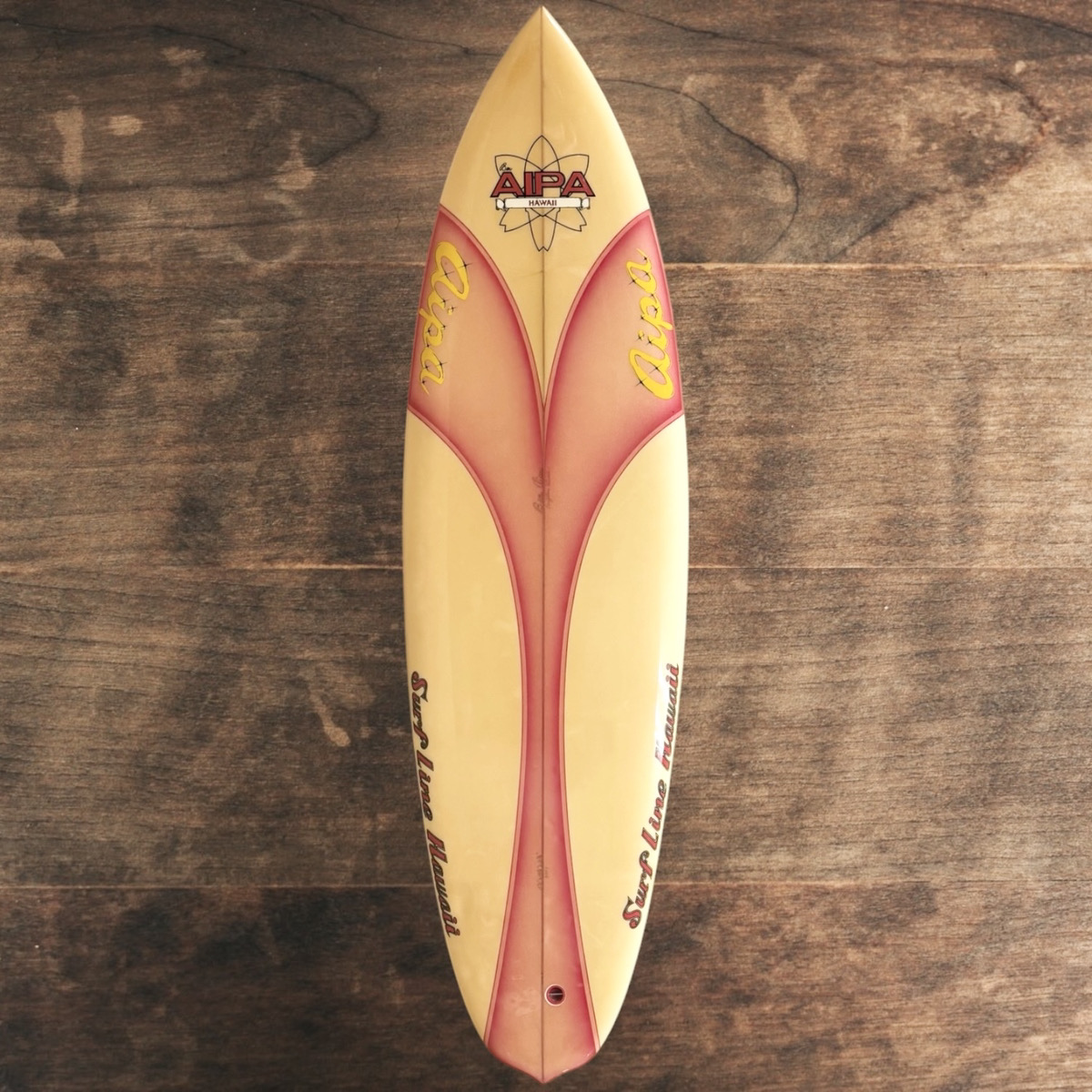 Surf Line Hawaii Ben Aipa / 70`S Vintage Twin Pin 5`11 Shaped by Ben Aipa