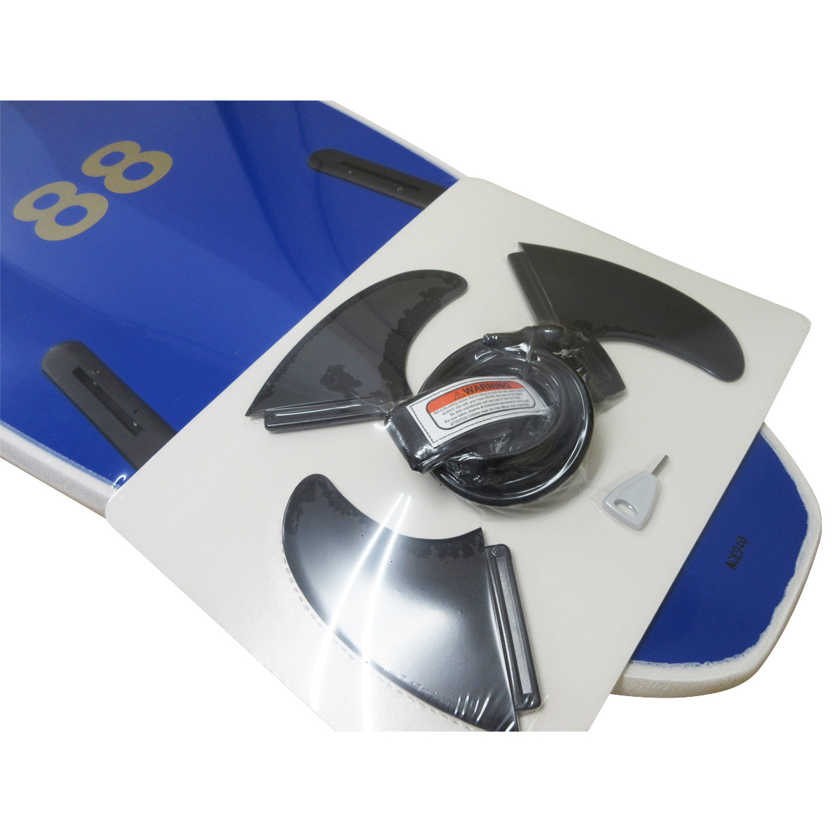 88 SURFBOARDS / THRUSTER 8`0 WHITE x BLUE