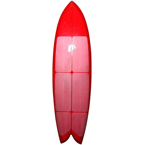 Mitsven / Quad Fish 6`4 Shaped by Bob Mitsven